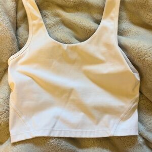 White crop top